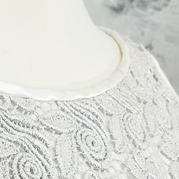 VINTAGE Blue & Silver Ball Prom Evening Party Gown - Picture 8 of 8